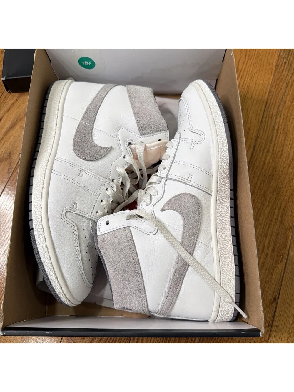 Size US 10.5 US Men’s Nike Air Ship PE SP  DZ3497 100 White/Tech Grey